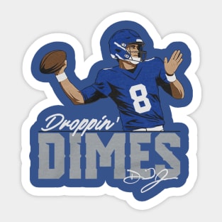 Daniel Jones Droppin' Dimes Sticker